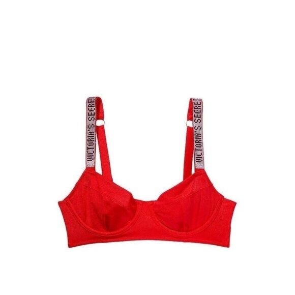 VICTORIAS SECRET Shine Strap Wicked Swim Top NWT - Picture 3 of 5